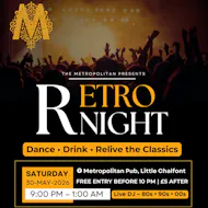 Retro Night At Metropolitan Pub, Little Chalfont at Metropolitan Pub, Little Chalfont