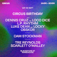 Circus Birthday Liverpool Saturday 26th September at Blackstone Street Warehouse