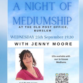 An evening of Mediumship with Jenny Moore Medium