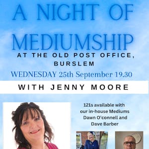 SSE Presents - An evening of Mediumship with Jenny Moore Medium