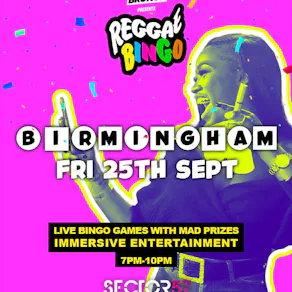 Reggae Bingo - Birmingham - Fri 25th Sept