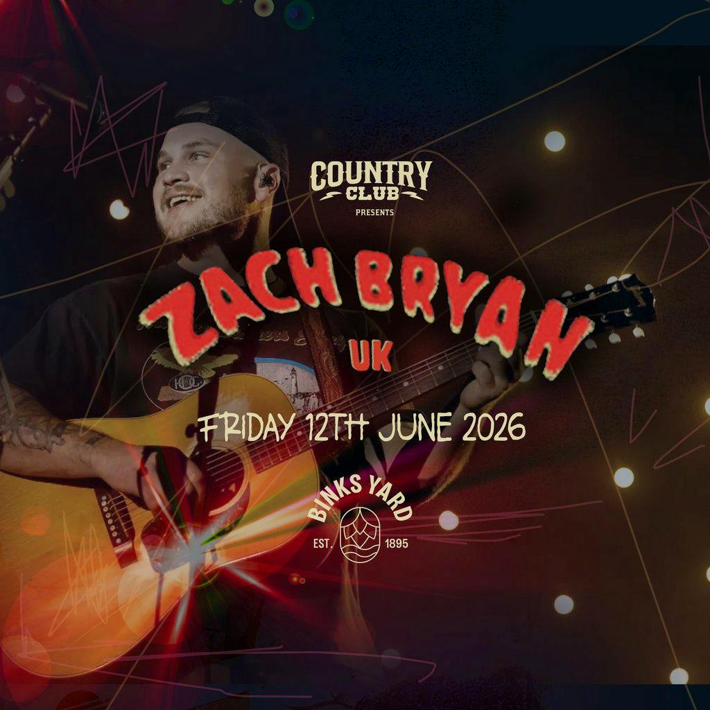 Zach Bryan UK - With Full Band Live - Nottingham at Binks Yard