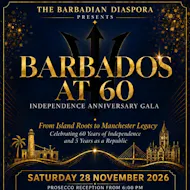 Barbados 60th Independence Dinner Gala at Voco Manchester City Centre