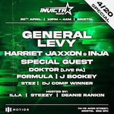 Invicta Audio 4/20 Special: General Levy, Harriet Jaxxon + more at Motion