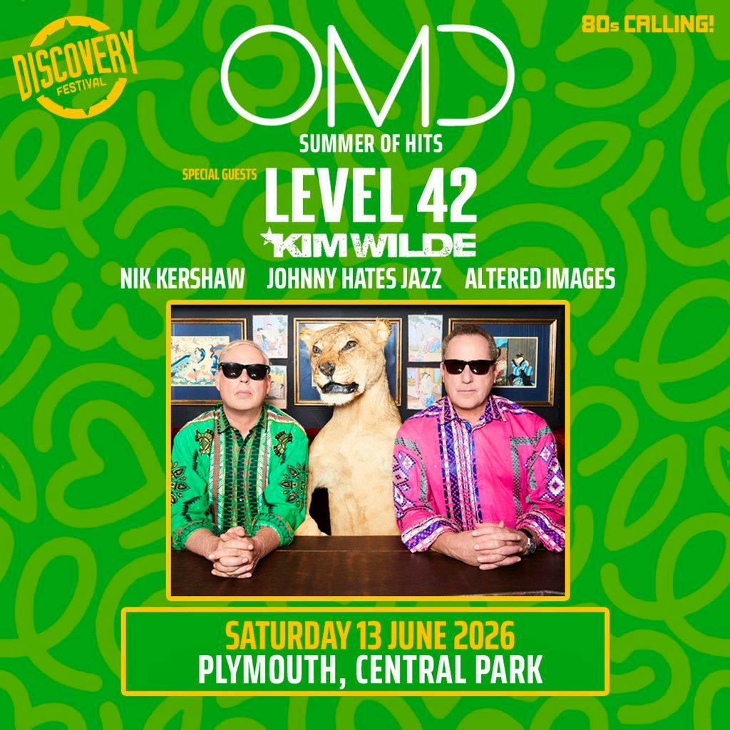 80s Calling! Plymouth w/ OMD, Level 42, Kim Wilde & more! at Central Park Plymouth