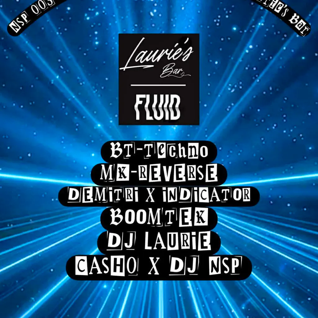 Cash0 bday bash0 at Fluid   Laurie's Bar