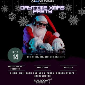 Xmas Daytime Party inc a free glass of bubbly