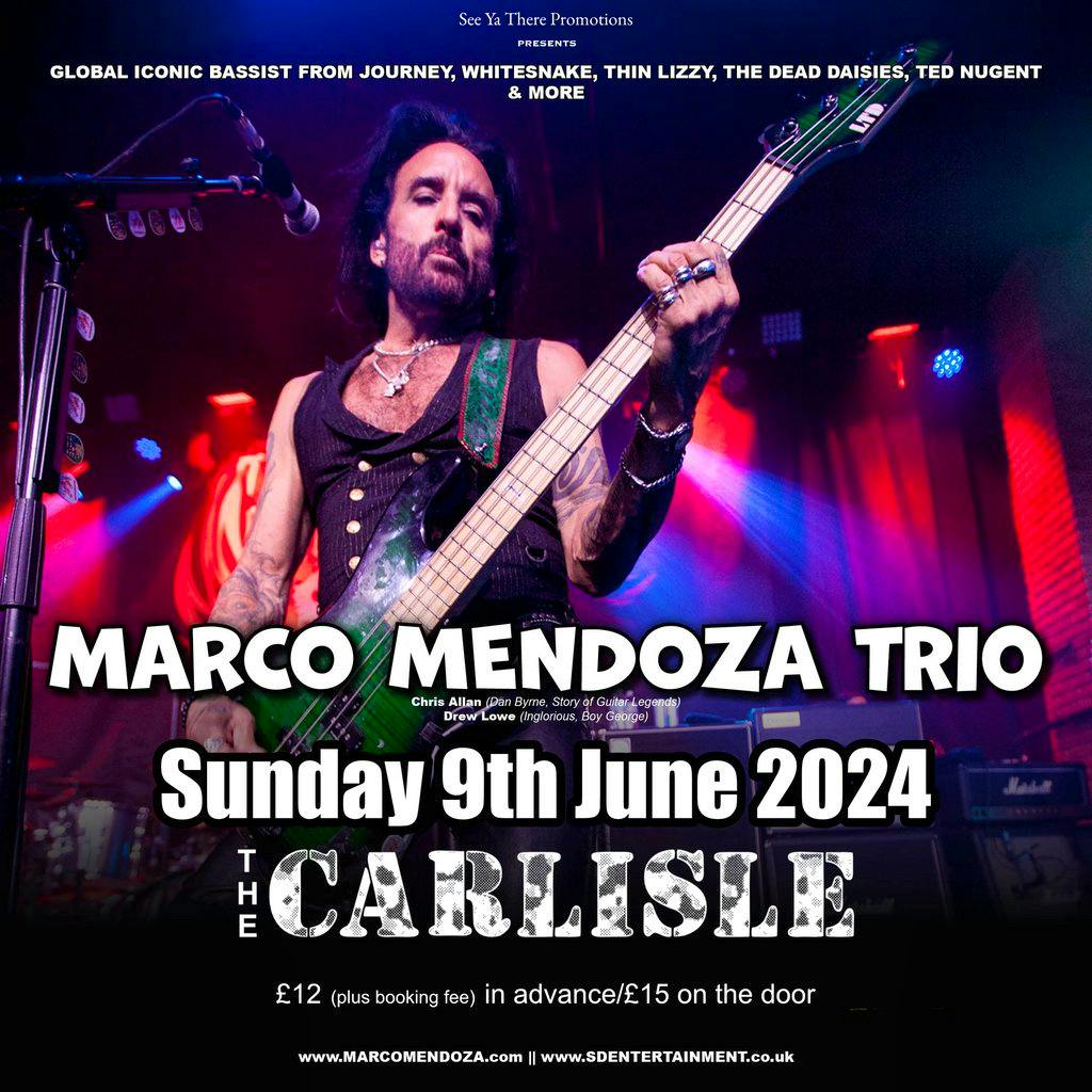 Marco Mendoza Tickets | Tour Dates & Upcoming Events 2024 / 2025