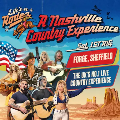 Poster for Sheffield: A Nashville Country Music Experience at FORGE WAREHOUSE, Sheffield, 1 August 2026