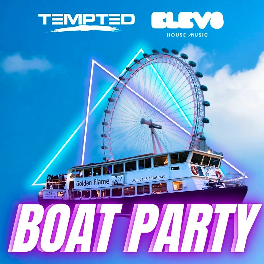 Tempted Boat Party at Temple Pier London
