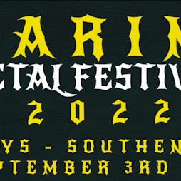Marine Metal! Tickets | Chinnerys Southend On Sea  | Sat 3rd September 2022 Lineup