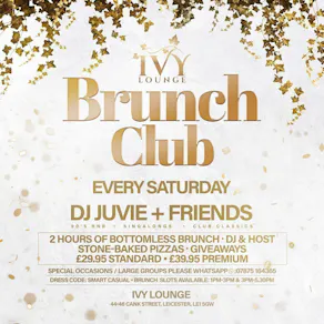 Ivy's Saturday Brunch Club - 11th July