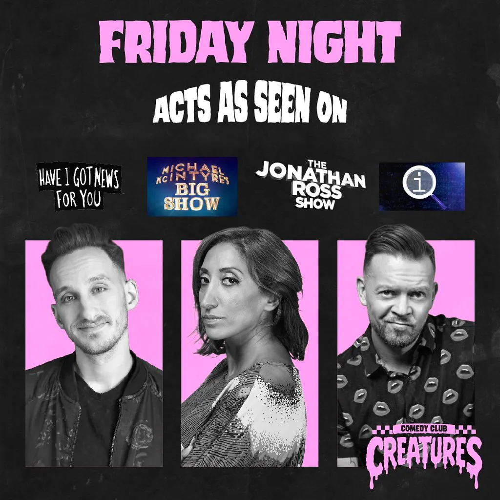 Friday Night Showcase|| Creatures Comedy Club at Creatures Comedy Club