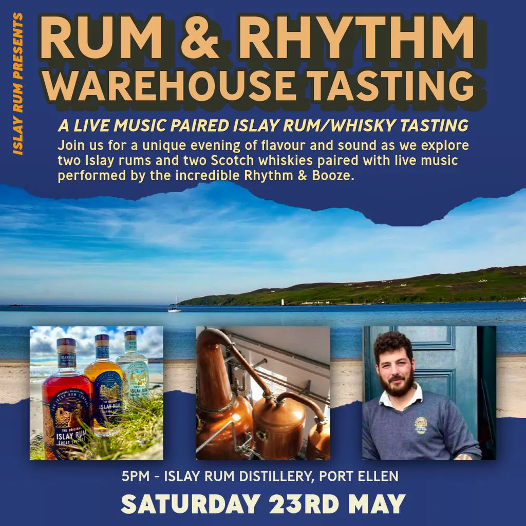 Rum & Rhythm: A Live Music Paired Islay Rum/Whisky Tasting at The Islay Rum Distillery