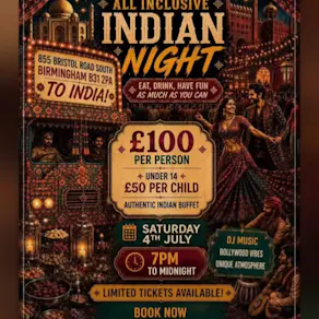 All inclusive nights to remember -Indian night