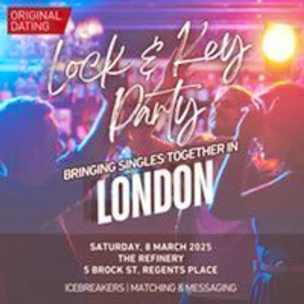 London Late Summer Lock and Key Party (Ages 30-45) at The Refinery Bankside, London