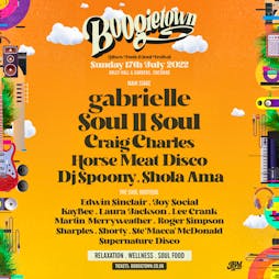 Boogietown Festival 2022 | Tickets & Line Up | Skiddle
