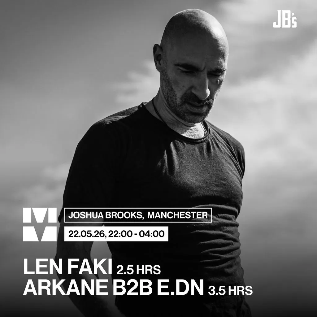 Mechano Presents Len Faki + Arkane B2B E.dn at Joshua Brooks