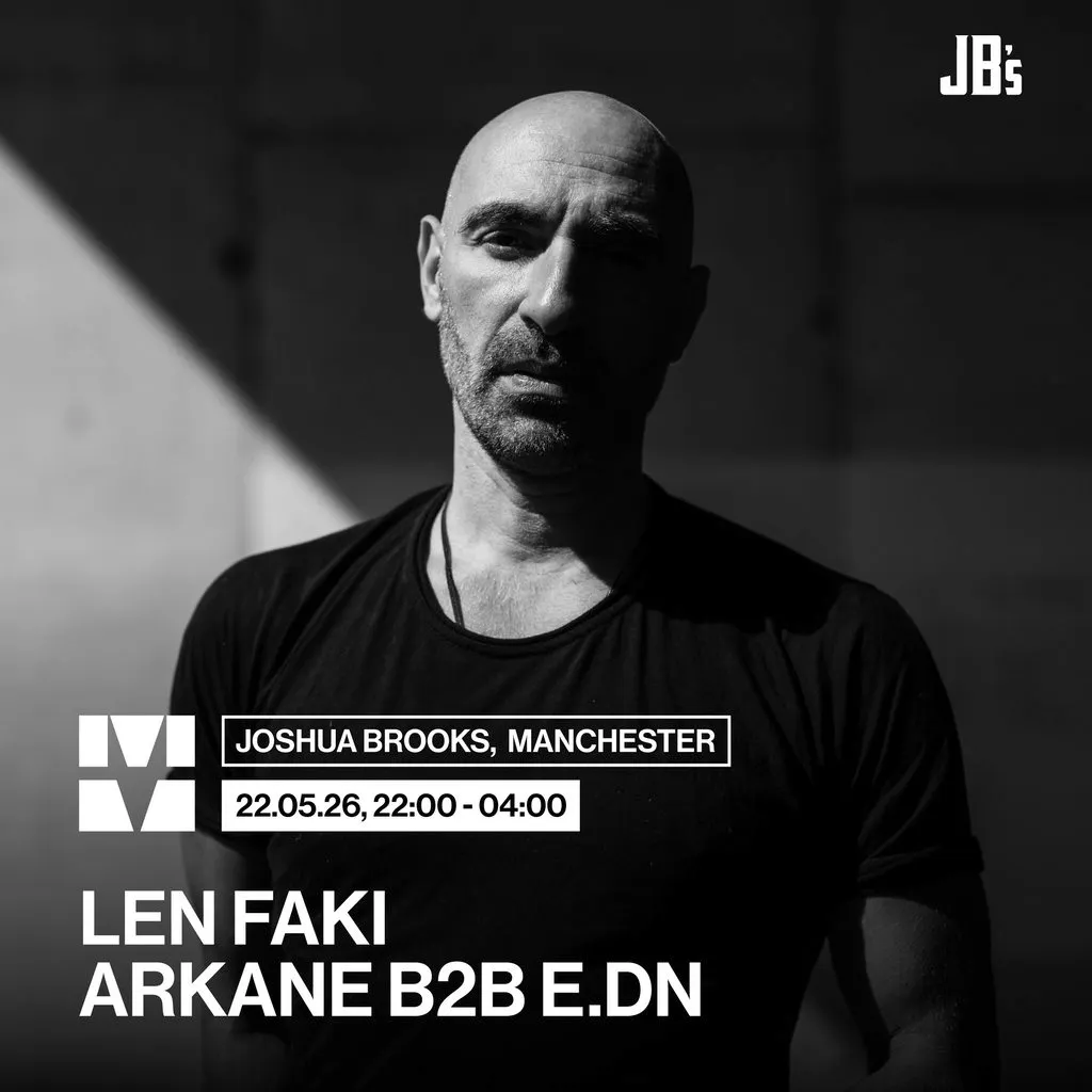 Mechano Presents Len Faki + Arkane B2B E.dn at Joshua Brooks