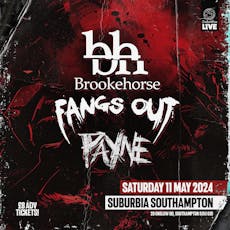 Brookehorse & Fangs Out at Suburbia Southampton