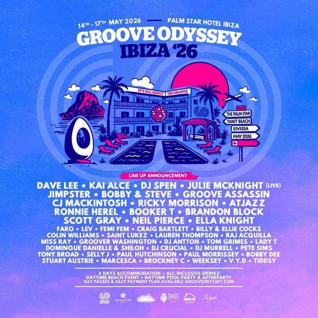 Groove Odyssey Ibiza 2026 - Palm Star Hotel at The Palm Star Hotel