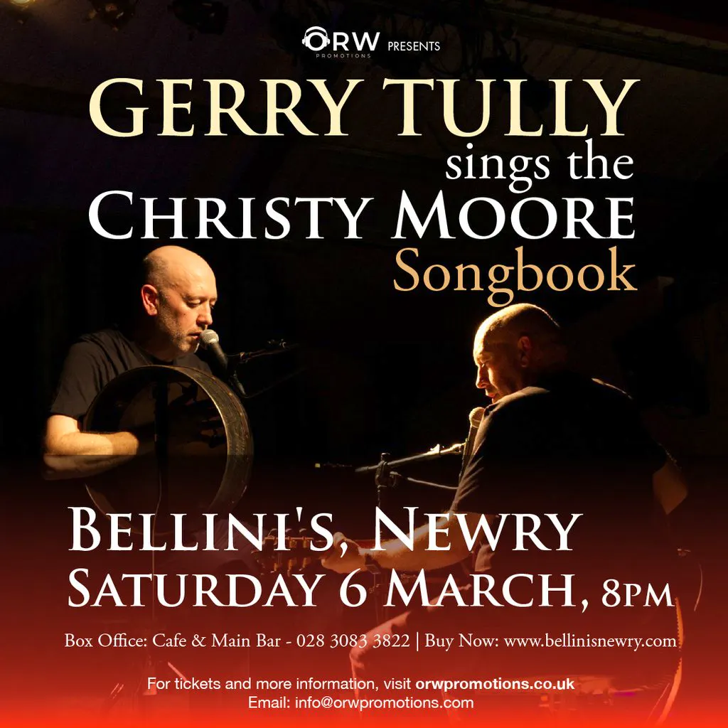 Gerry Tully Sings the Christy Moore Songbook - Newry at Bellini's Newry