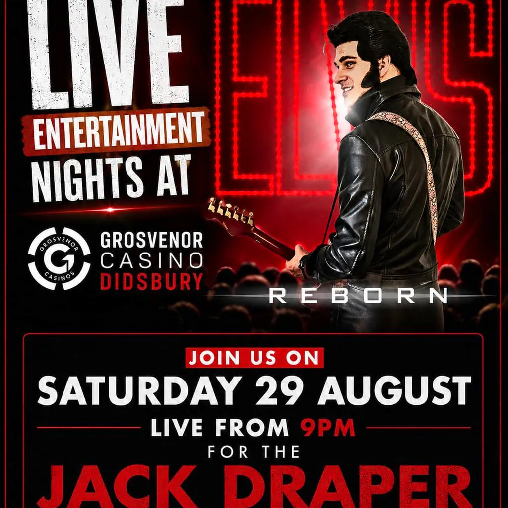 Elvis presley tribute night/ Jack Draper at Grosvenor Casino Didsbury