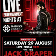 Elvis presley tribute night/ Jack Draper at Grosvenor Casino Didsbury