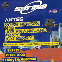 SURCOS Tickets | Thirty3Hz Guildford  | Sat 9th July 2022 Lineup