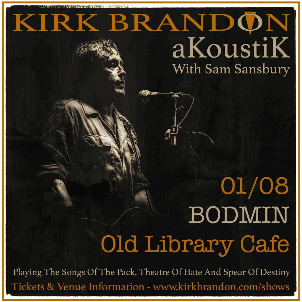 Kirk Brandon Acoustik with Sam Sansbury at The Old Library Cafe