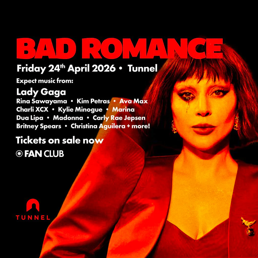 BAD ROMANCE | Fan Club, Tunnel at Tunnel Nottingham
