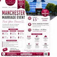 Muslim Marriage Events Manchester - 3 Age Groups at Royal Nawaab Pyramid
