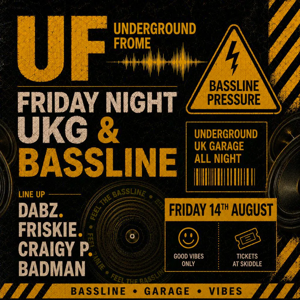 Underground Frome - Friday UKG & Bassline at The Tunnels