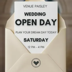 Venue Paisley - Wedding Open day
