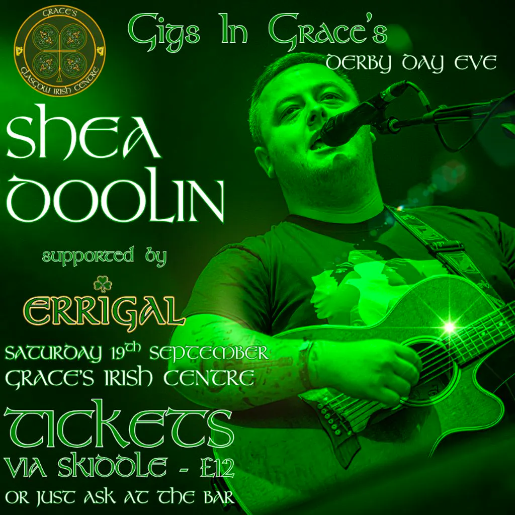 Shea Doolin - Derby Day Eve at Graces Irish Centre