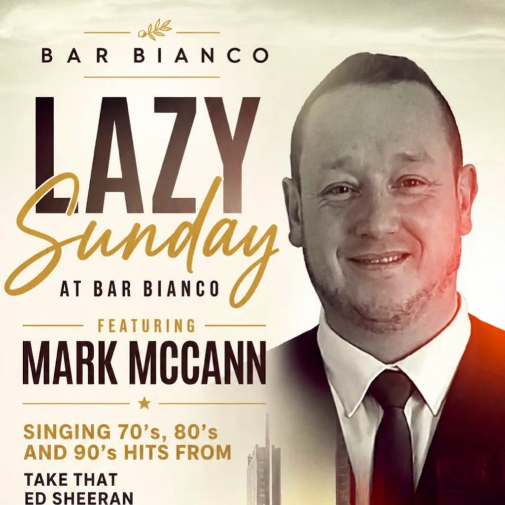 Lazy Sunday Live with Mark McCann at Bar Bianco Chester Le Street