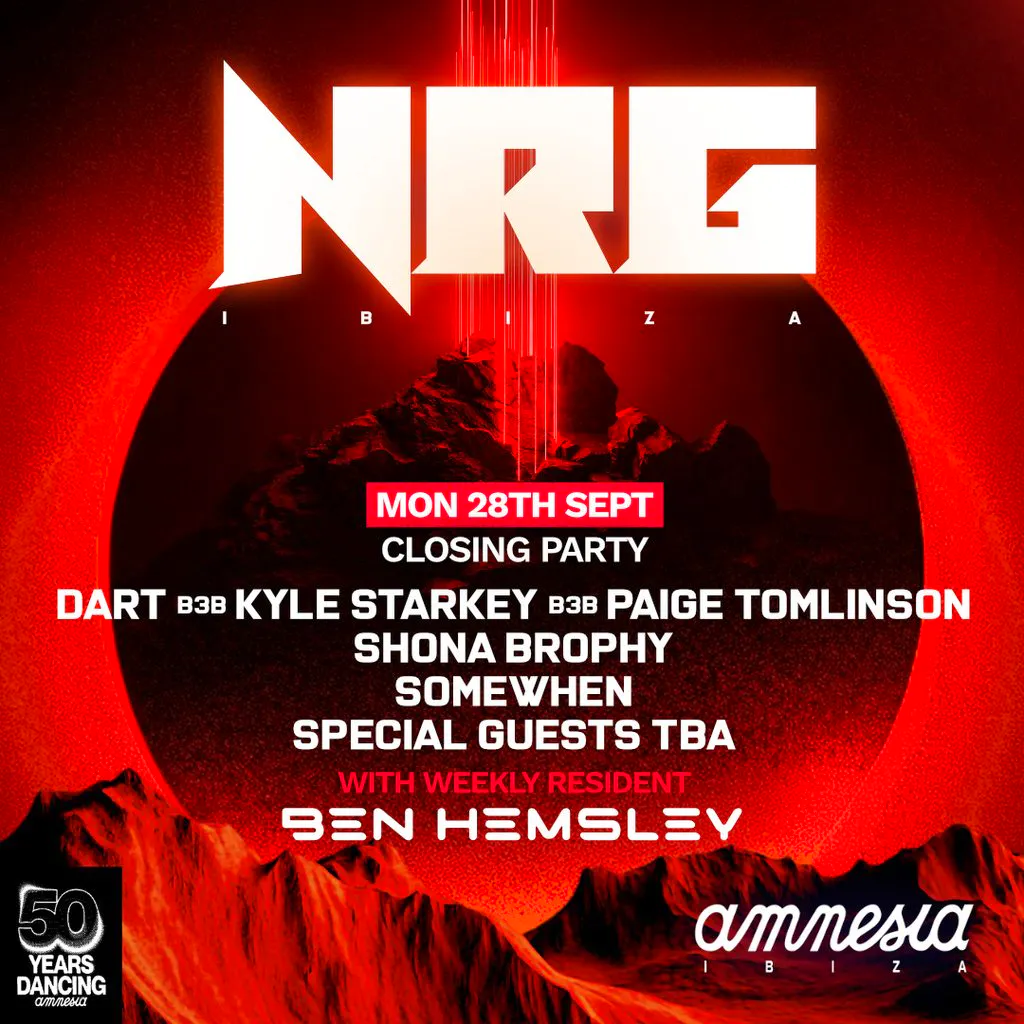 NRG Amnesia Ibiza at Amnesia Ibiza