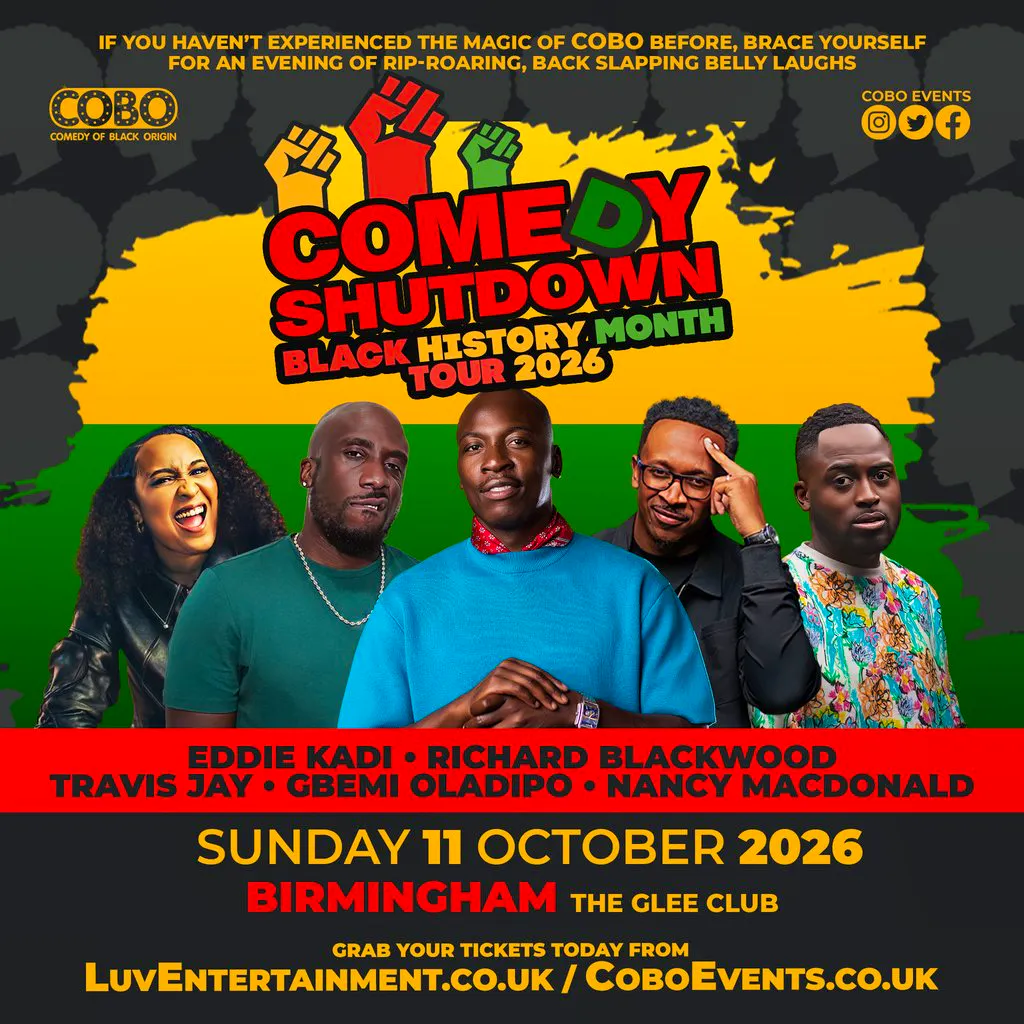 COBO: Comedy Shutdown | Black History Month Special - Birmingham at The Glee Club Birmingham, England