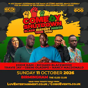 COBO: Comedy Shutdown | Black History Month Special - Birmingham