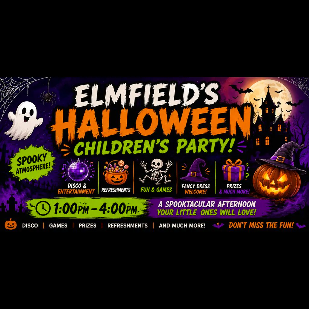 Elmfield social club children's halloween party at ELMFIELD SOCIAL CLUB