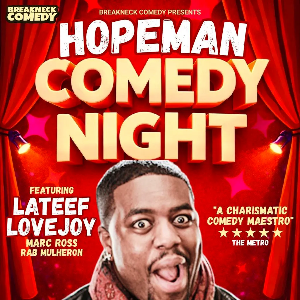 Comedy Night - Lateef Lovejoy at Hopeman Memorial Hall