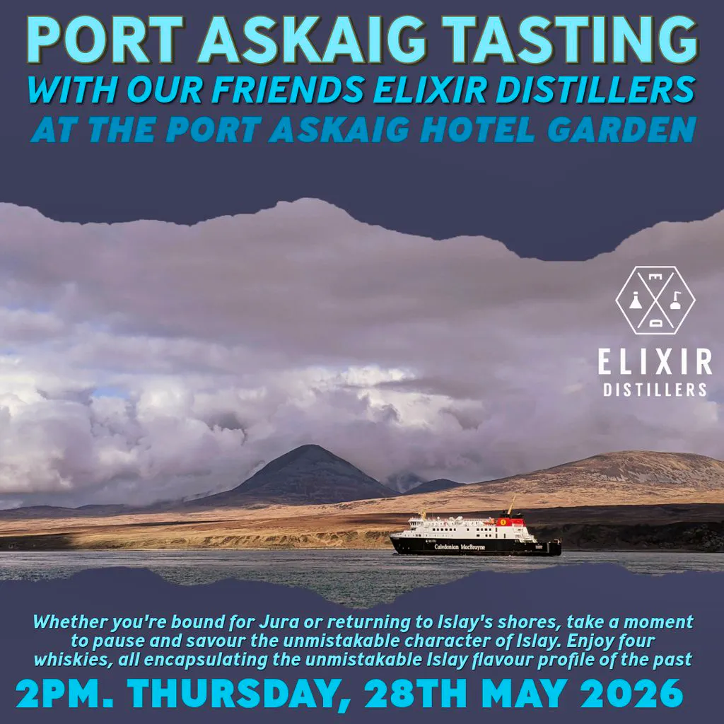 Port Askaig Whisky Tasting at Port Askaig at Port Askaig Hotel