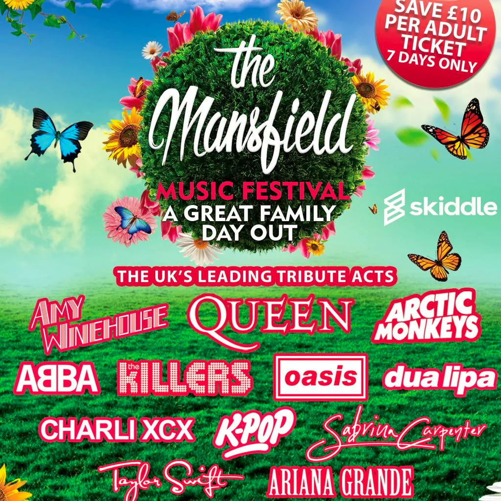 Mansfield Music Festival 2026  (Your ultimate family day out!) at Mansfield Rugby Union Football Club