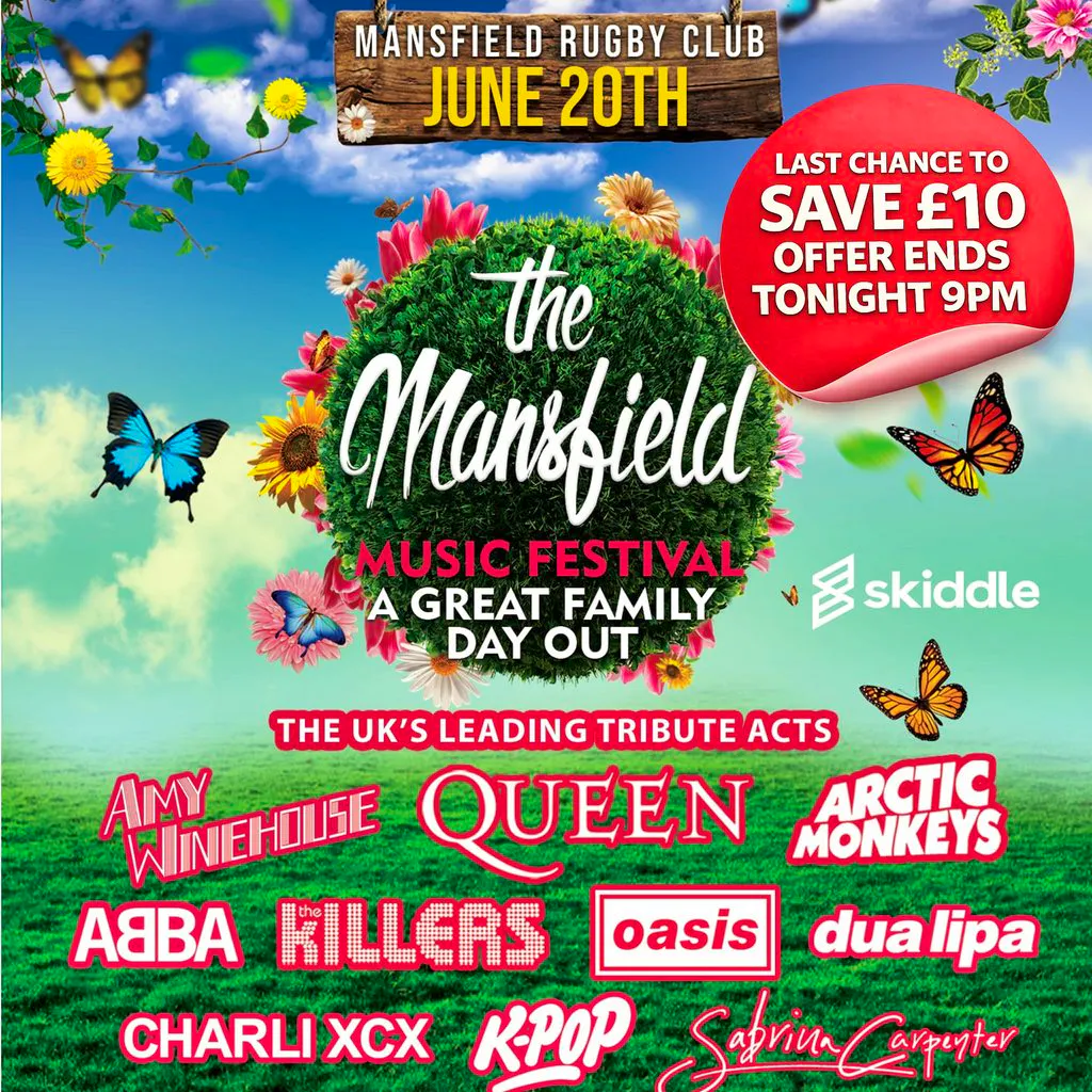 Mansfield Music Festival 2026  (Your ultimate family day out!) at Mansfield Rugby Union Football Club