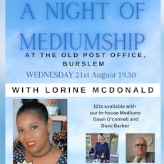 SSE Presents - An evening of Mediumship with Lorine McDonald at The Old Post Office Burslem