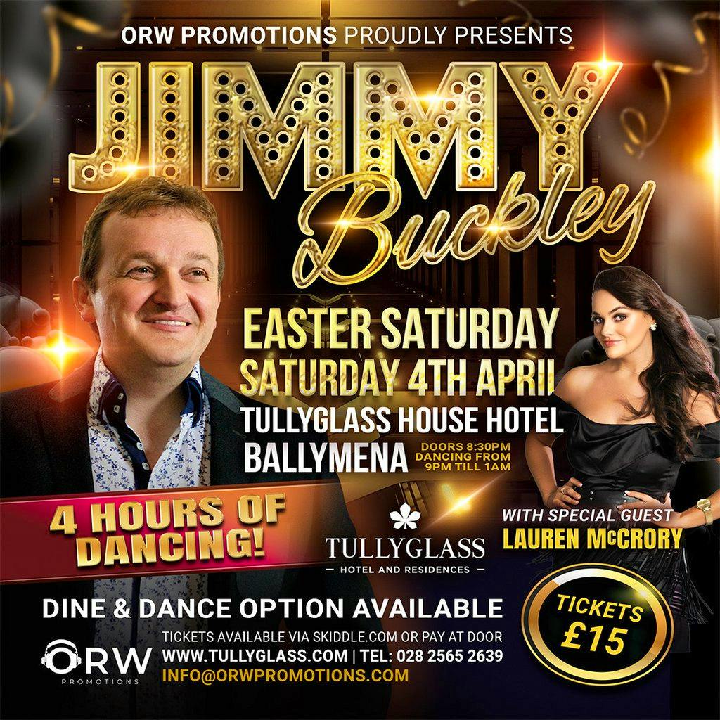 Jimmy Buckley & Band at Tullyglass