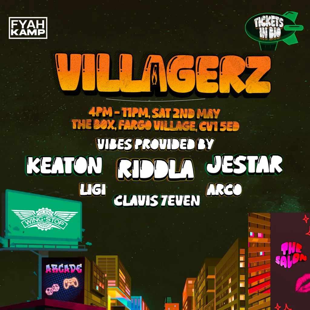 VILLAGERZ - hosted by Fyah Kamp at The Box, Fargo Village