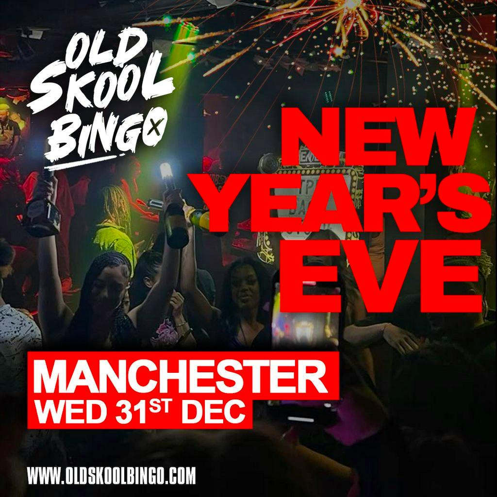 Old Skool Bingo Wednesday 31st Dec NYE Manchester at BLVD Manchester