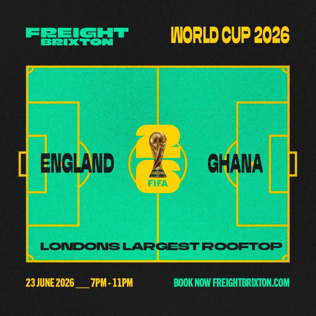 World Cup Showdown: England v Ghana Live Screening at Freight Brixton