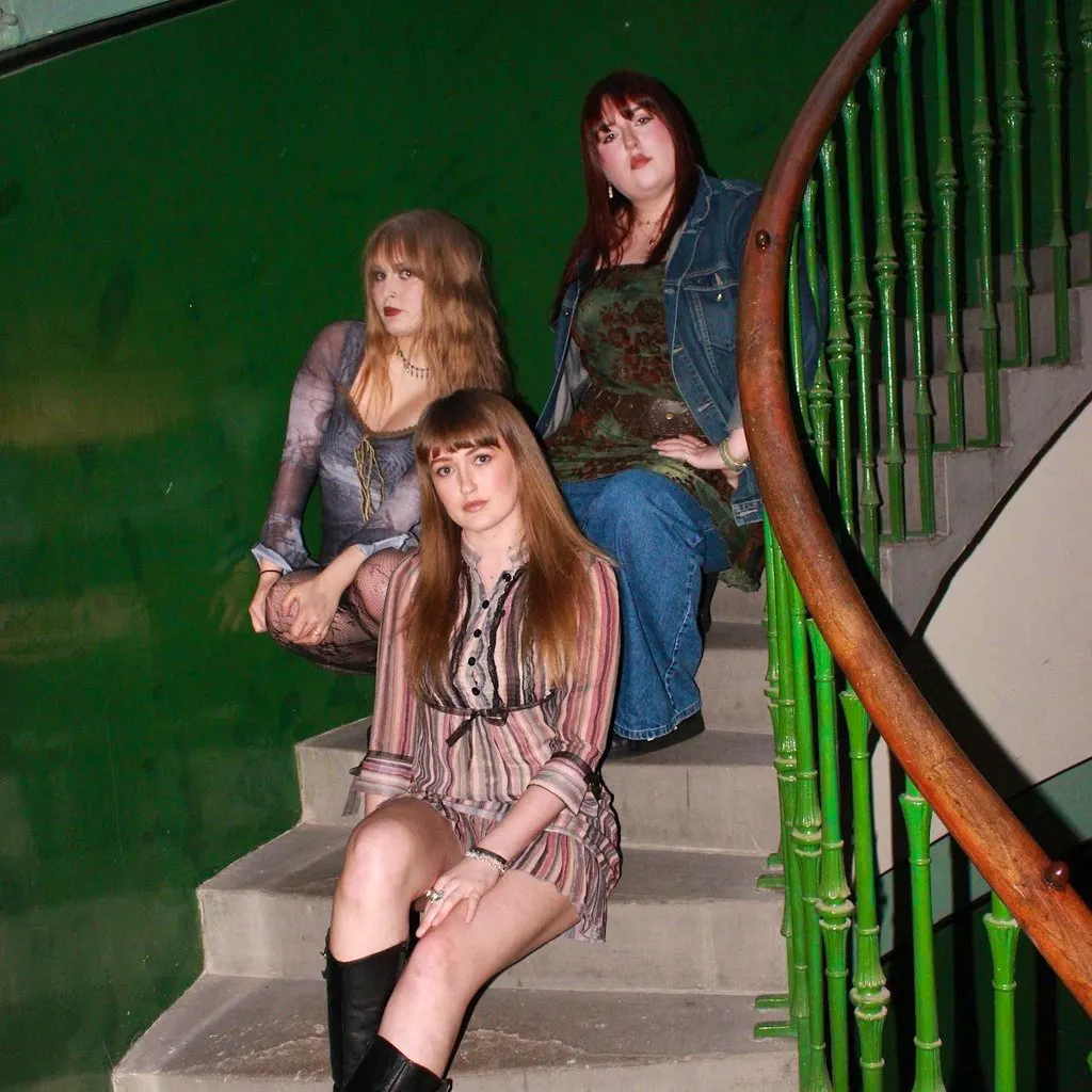 Lily, Martha, Holly at La Belle Angele